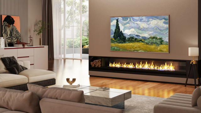 Adicione a TV Canvas Hisense de 55 polegadas à parede da sua galeria por US$ 350 a menos que o normal
