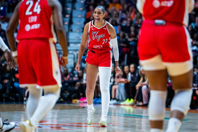 Las Vegas Aces x Connecticut Sun A'ja Wilson