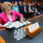 Education Secretary Linda McMahon testifies before the House Committee on Education and Workforce at the Rayburn House Office Building in Washington on May 14, 2026. (Photo by Heather Diehl/Getty Images)