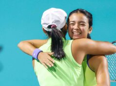Alex Eala e Janice Tjen trazem ‘sentimento de orgulho’ ao Aberto da França Alex Eala e Janice Tjen em ação durante o torneio de duplas Abu Dhabi Open.