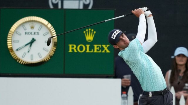 Alex Smalley consegue uma vantagem de 2 arremessos em um Alex Smalley consegue uma vantagem de 2 arremessos em um campeonato PGA que está em disputa