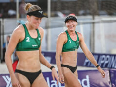 Alexis Durish e Audrey Koenig continuam vivos no Beach Pro Tour Nuvali Alexis Durish e Audrey Koenig, da equipe dos EUA, em ação durante o World Volleyball Beach Pro Tour Nuvali Challenge