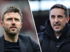 ‘Alguém que possa…’ Gary Neville nomeia os únicos dois gerentes que ele nomearia no lugar de Michael Carrick 'Alguém que possa…' Gary Neville nomeia os únicos dois gerentes que ele nomearia no lugar de Michael Carrick