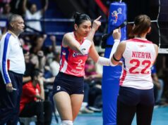 Alyssa Valdez pronta para servir novamente para Alas Pilipinas na inclinação do AVC Alyssa Valdez Alas Pilipinas AVC