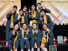 An Se-young leva a Coreia do Sul ao título da Uber Cup, China mantém a coroa da Thomas Cup lightbox-info