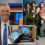 Âncora de notícias do Texas sob ataque por piada bizarra de 'Death to America' sobre Oreos com tema BTS na TV ao vivo