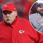Andy Reid sugere que foi convidado para o casamento de Taylor Swift e Travis Kelce - e estará usando um smoking