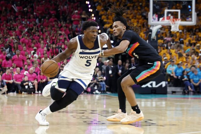 Anthony Edwards 'desapontado' apesar da vitória selvagem dos Timberwolves contra os Spurs

