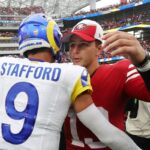 San Francisco 49ers QB Brock Purdy and Los Angeles Rams QB Matthew Stafford