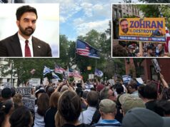 Apoiadores pró-Israel atacam Mamdani em protesto acalorado do lado de fora da Mansão Gracie Apoiadores pró-Israel atacam Mamdani em protesto acalorado do lado de fora da Mansão Gracie