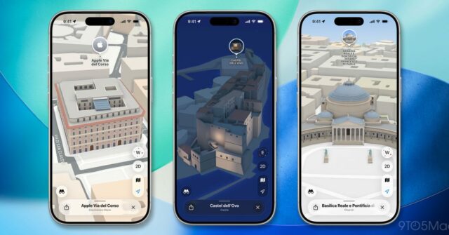 Apple Maps expande experiência detalhada da cidade para Roma e Nápoles

