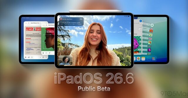 Versão beta pública do iPadOS 26.6