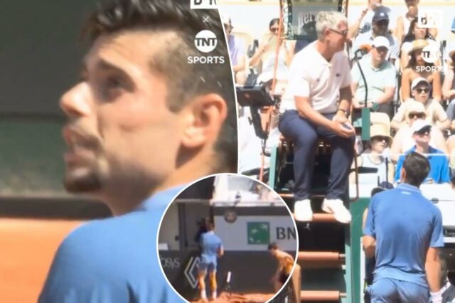 Arthur Gea sai no meio da partida para ir ao Arthur Gea sai no meio da partida para ir ao banheiro em cena selvagem do Aberto da França: 'Eu vou cagar'