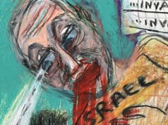 Artista britânico defende ‘Drawings Against Genocide’ após show cancelado Artista britânico defende 'Drawings Against Genocide' após show cancelado