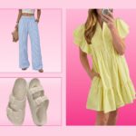 Masha Sedgwick vestindo blusa Nobi Talai, bolsa Agneel, jeans fechado e tênis Coach em 06 de maio de 2020 em Berlim, Alemanha.