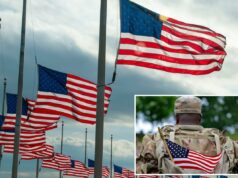 As bandeiras sempre voam com meio mastro em todo o país no Memorial Day – como homenagear adequadamente as Forças Armadas dos EUA As bandeiras sempre voam com meio mastro em todo o país no Memorial Day – como homenagear adequadamente as Forças Armadas dos EUA