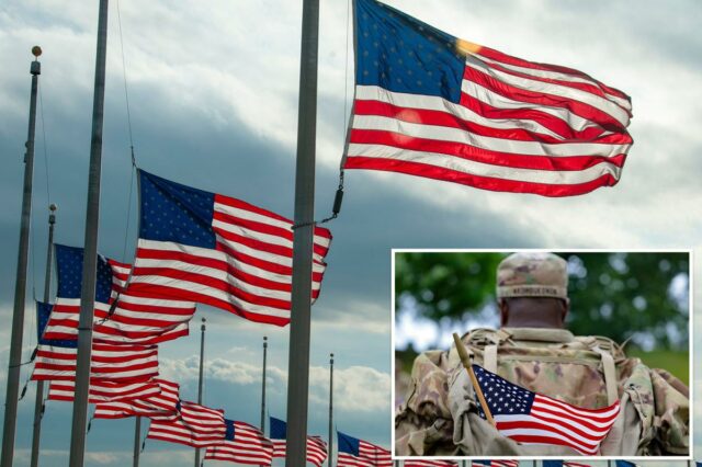 As bandeiras sempre voam com meio mastro em todo o As bandeiras sempre voam com meio mastro em todo o país no Memorial Day – como homenagear adequadamente as Forças Armadas dos EUA