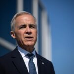 Canadian Prime Minister Mark Carney speaks in Vancouver on May 20.