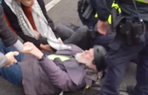 As tensões aumentam no comício do NDIS em Melbourne Um manifestante idoso foi derrubado enquanto as tensões aumentavam em um comício de financiamento para deficientes em Melbourne.
