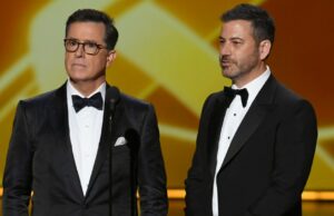 As últimas semanas de Stephen Colbert: David Letterman, Jimmy Kimmel, Seth Meyers, Jimmy Fallon e John Oliver farão sucesso no ‘Late Show’ antes do último episódio As últimas semanas de Stephen Colbert: David Letterman, Jimmy Kimmel, Seth Meyers, Jimmy Fallon e John Oliver farão sucesso no 'Late Show' antes do último episódio