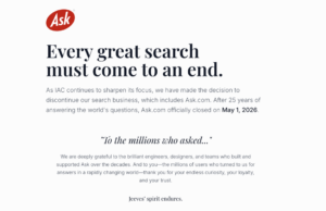 Ask.com fecha após 30 anos Ask.com fecha após 30 anos