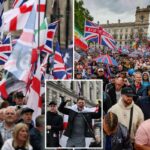 'Atire no pescoço dele, como Charlie Kirk', canto vil irrompe durante protestos massivos em Londres