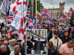 ‘Atire no pescoço dele, como Charlie Kirk’, canto vil irrompe durante protestos massivos em Londres 'Atire no pescoço dele, como Charlie Kirk', canto vil irrompe durante protestos massivos em Londres