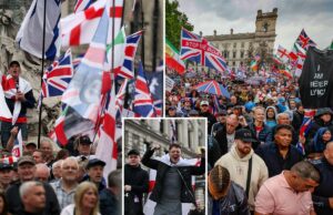 ‘Atire no pescoço dele, como Charlie Kirk’, canto vil irrompe durante protestos massivos em Londres 'Atire no pescoço dele, como Charlie Kirk', canto vil irrompe durante protestos massivos em Londres