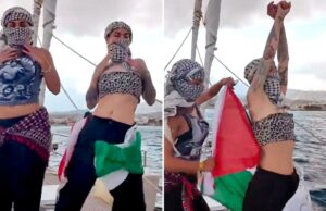 Ativistas da flotilha de Gaza criticados por dança provocativa enquanto exigiam a libertação do acusado de predador sexual Ativistas da flotilha de Gaza criticados por dança provocativa enquanto exigiam a libertação do acusado de predador sexual