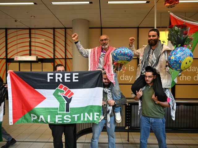 Ativistas detidos da flotilha de ajuda em Gaza chegam à Holanda
