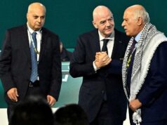 Autoridades da Palestina e de Israel se recusam a apertar as mãos no Congresso da FIFA Autoridades da Palestina e de Israel se recusam a apertar as mãos no Congresso da FIFA