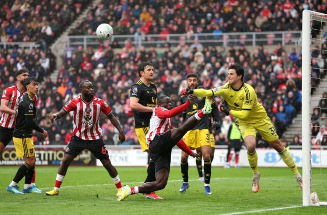 Avaliações dos jogadores do Man Utd contra o Sunderland, Lammens não sofreu golos, mas o ás de 3/10 perdeu-se
