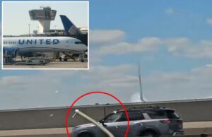 Avião da United atinge poste de luz e trailer de trator na NJ Turnpike ao pousar no aeroporto de Newark: autoridades Avião da United atinge poste de luz e trailer de trator na NJ Turnpike ao pousar no aeroporto de Newark: autoridades