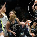 Azzi Fudd e Wings estragam a estreia de Sabrina Ionescu na temporada na segunda derrota consecutiva do Liberty