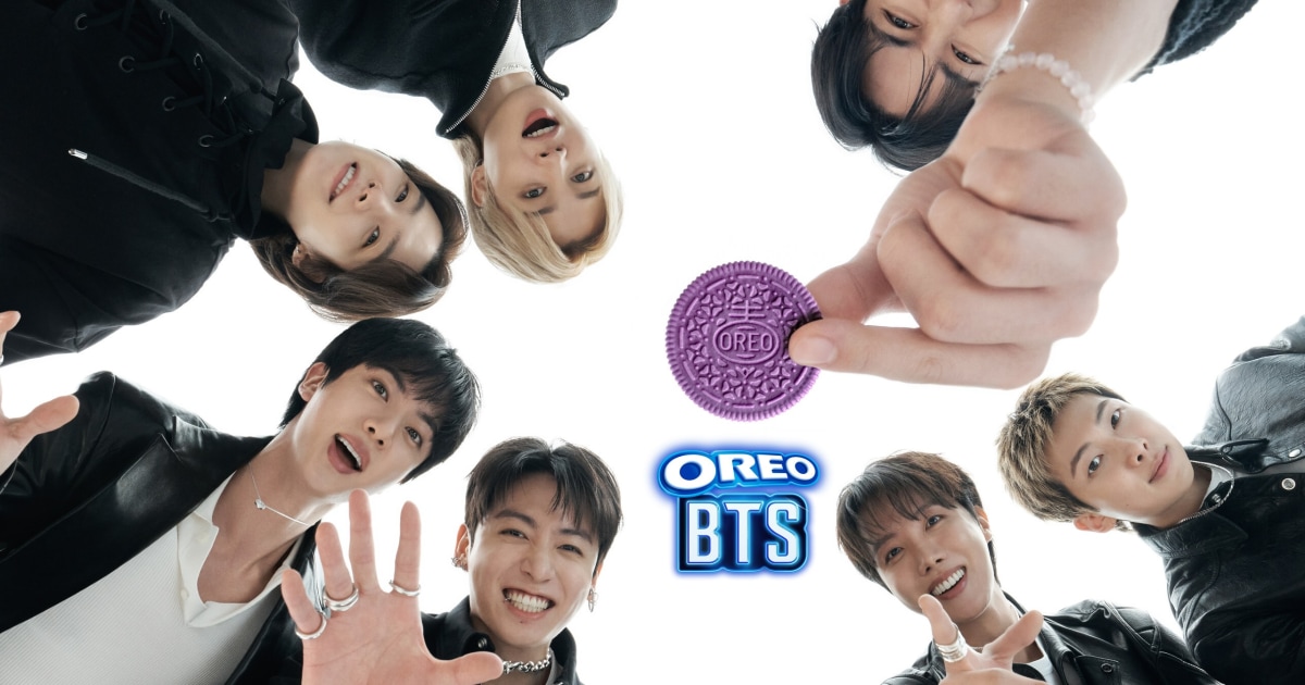 BTS está lançando Oreos de edição limitada: qual é o sabor?