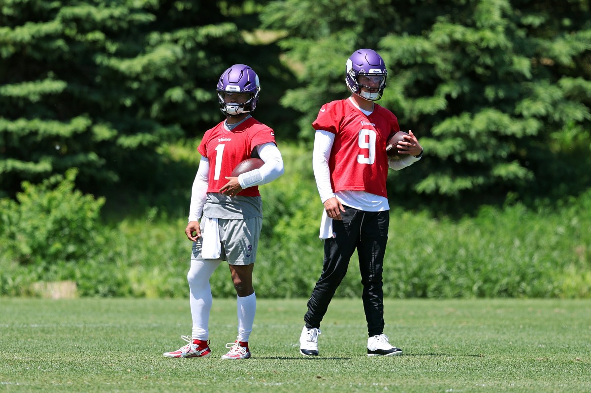 There's a clear winner of the Vikings quarterback battle.