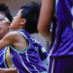 Magnólia contra Converge durante a ação Batang PBA U11.