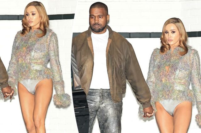 Bianca Censori dispensa calças para sair à noite com Kanye West
