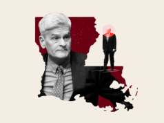 Bill Cassidy enfrenta a vingança do impeachment de Donald Trump Senator Bill Cassidy speaks to reporters outside of the Louisiana State Archives in Baton Rouge on May 2, 2026.
