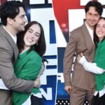 Billie Eilish e Nat Wolff fazem estreia no tapete vermelho na estreia do filme show 'Hit Me Hard and Soft: The Tour'