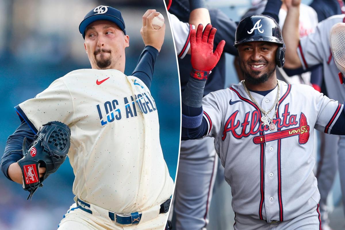 Blake Snell retorna na derrota dos Dodgers para o Atlanta Braves