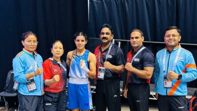 Boxeadores indianos que se classificaram para CWG, Jogos Asiáticos de 2026, lista completa; Sakshi e Jadumani fazem o corte
