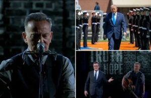 Bruce Springsteen ataca Trump e Paramount durante o penúltimo ‘Late Show’ de Stephen Colbert Bruce Springsteen ataca Trump e Paramount durante o penúltimo 'Late Show' de Stephen Colbert