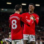 Bruno Fernandes manda mensagem para Marcus Rashford após vencer La Liga com o Barcelona