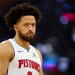 Cade Cunningham #2 of the Detroit Pistons