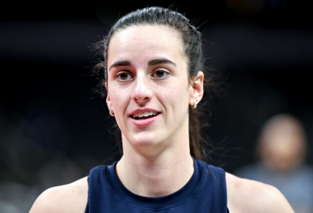 Caitlin Clark #22 of the Indiana Fever