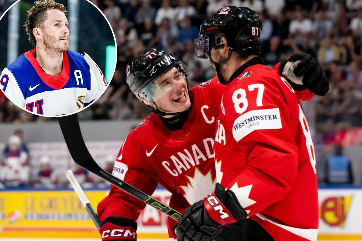 Canadá elimina equipe dos EUA para avançar para as semifinais no mundial de hóquei
