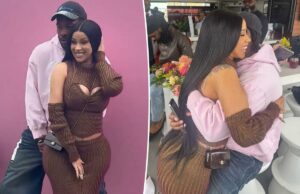 Cardi B e Stefon Diggs fazem as malas no PDA no evento do Dia das Mães em meio a rumores de reconciliação Cardi B e Stefon Diggs fazem as malas no PDA no evento do Dia das Mães em meio a rumores de reconciliação