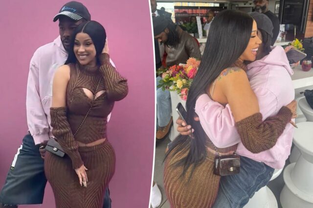 Cardi B e Stefon Diggs fazem as malas no PDA Cardi B e Stefon Diggs fazem as malas no PDA no evento do Dia das Mães em meio a rumores de reconciliação