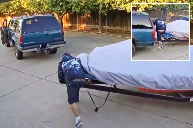 Carma instantâneo para o bandido que roubou o amado barco da garagem dos proprietários: 'Nós rimos por último'
